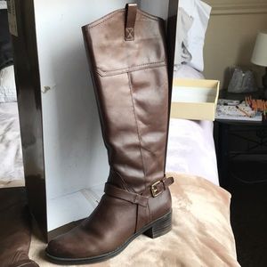 Franco Sarto Leather Riding Boots